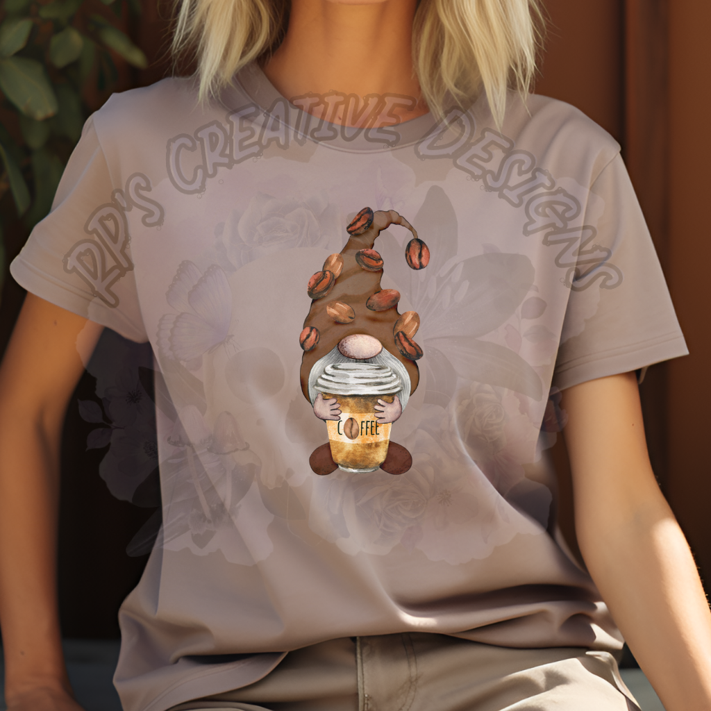 Coffee Bean Gnome DTF