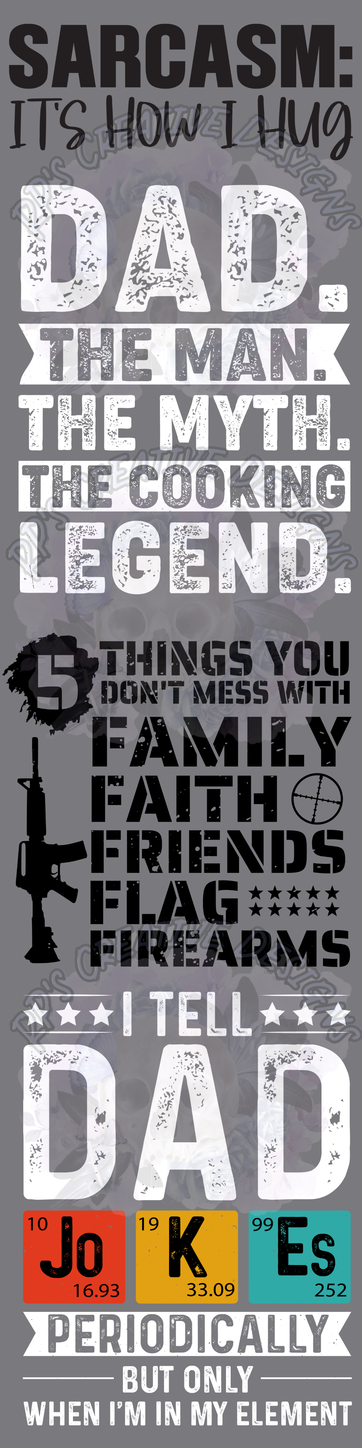 Dad Gang Sheet
