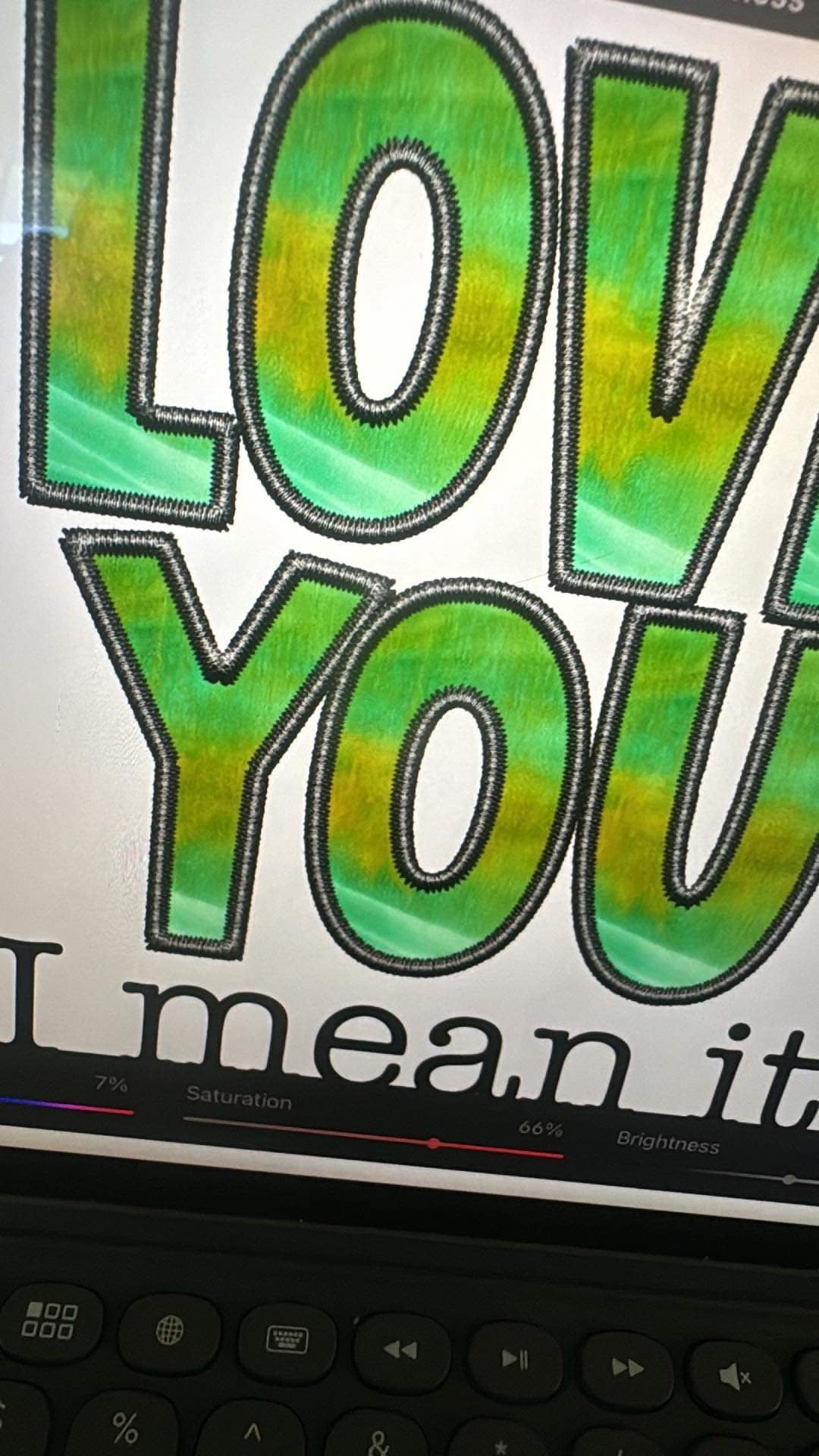 Love you Mean It Completed Tee MOQ 3