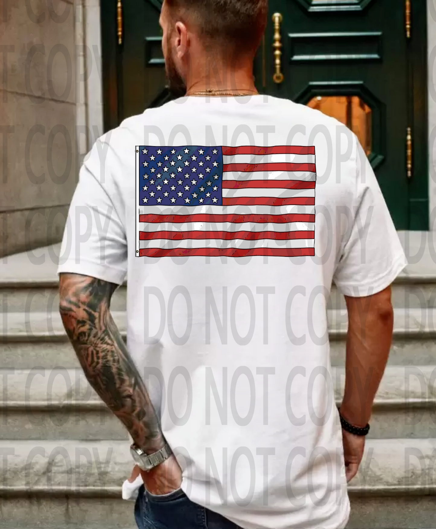 American Flag DTF