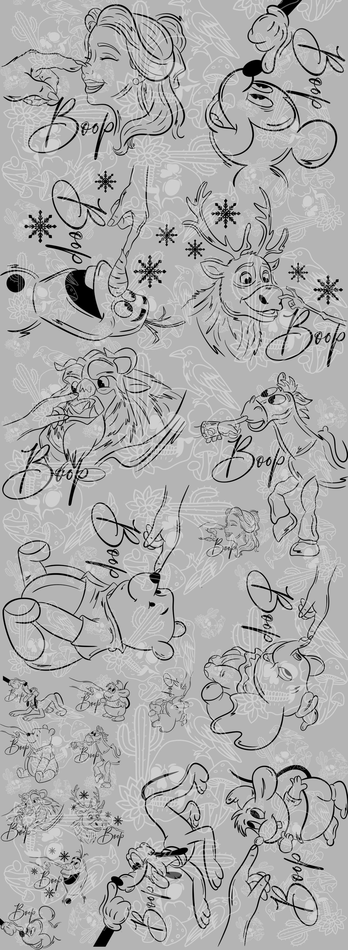 Boop 22X60 gang sheet #2