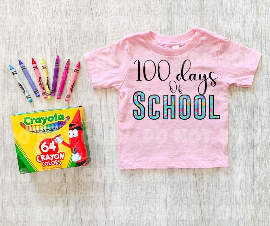 100 Days Of School youth DTF