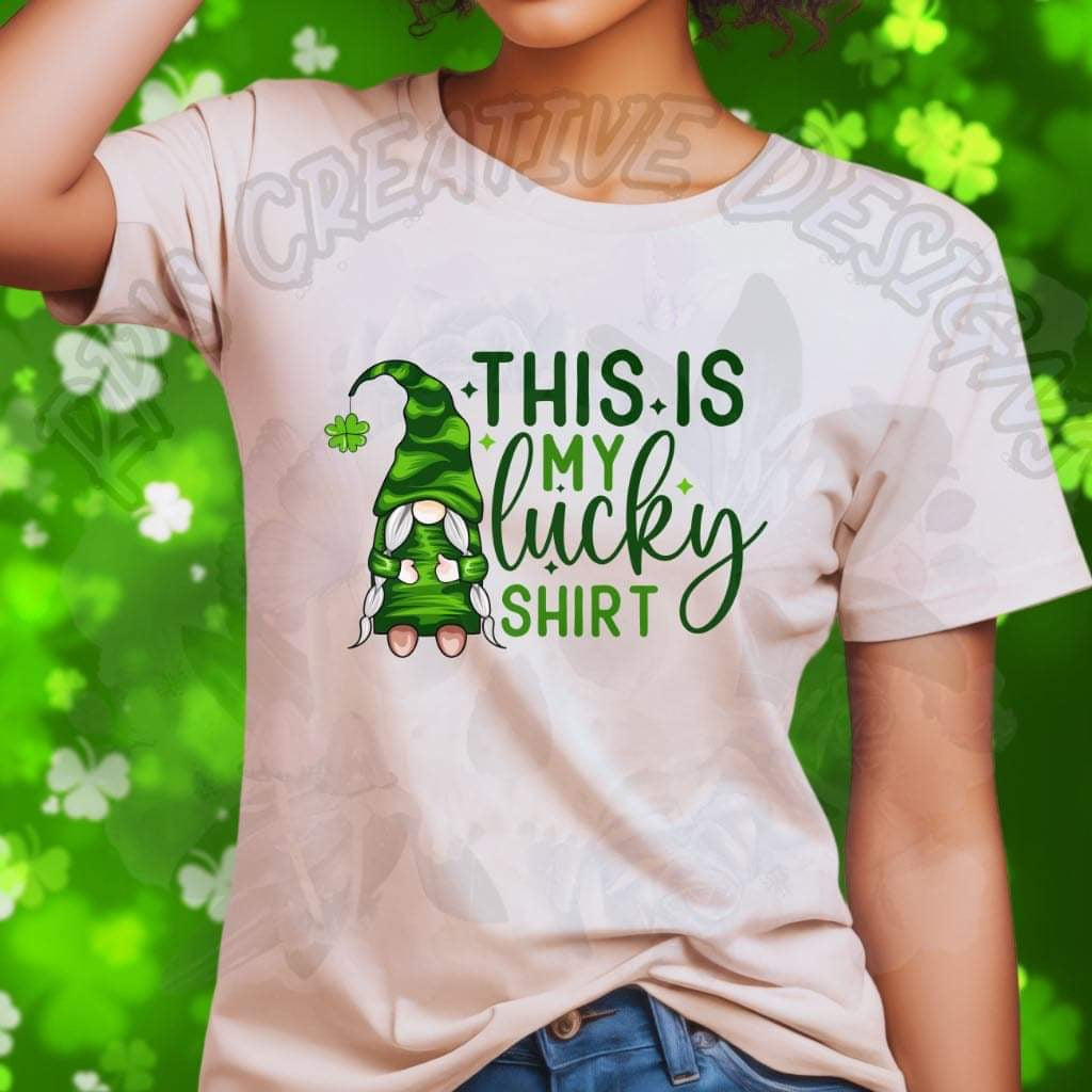 This Is My Lucky Shirt DTF