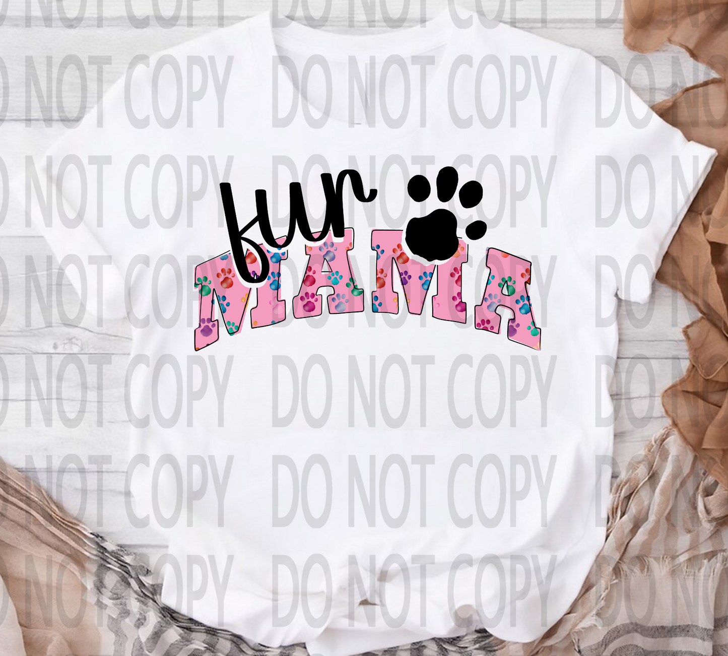 Fur Mama Pink DTF