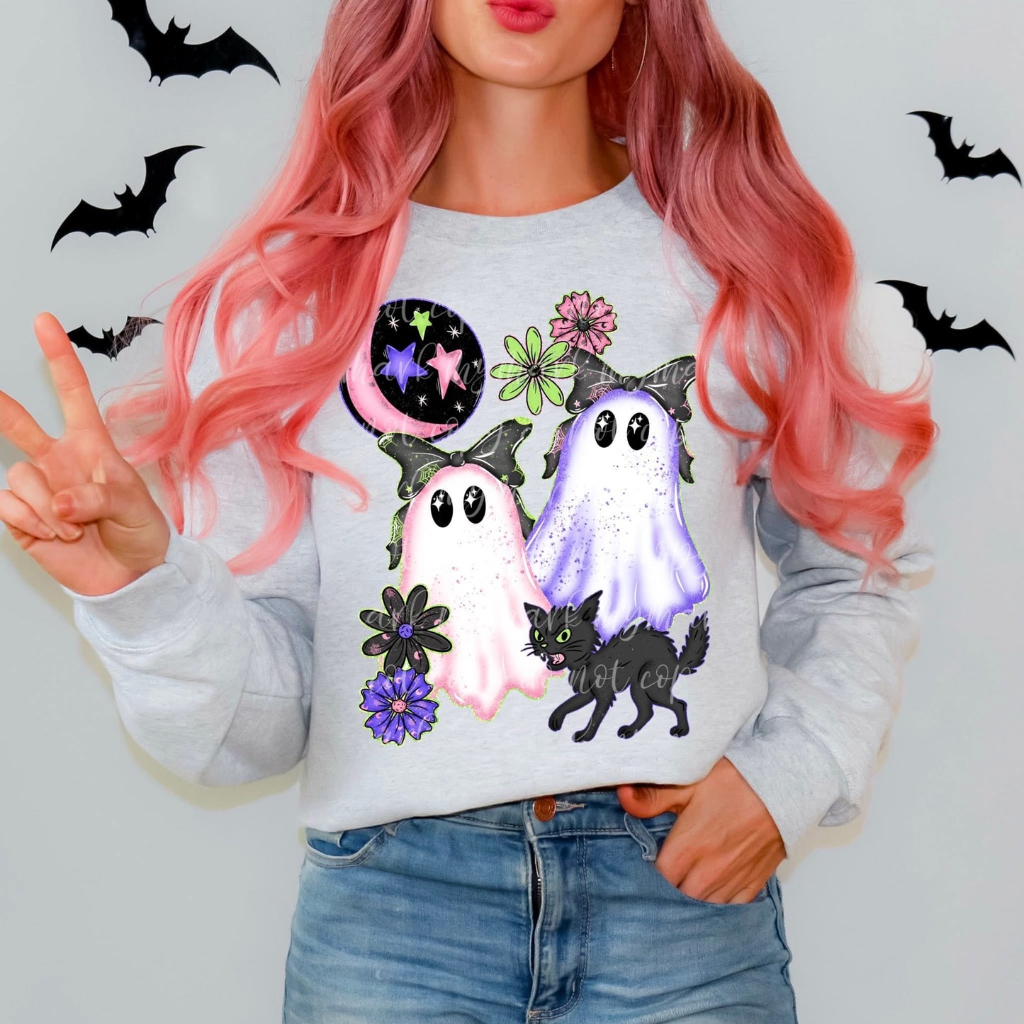 Floral Ghosts DTF