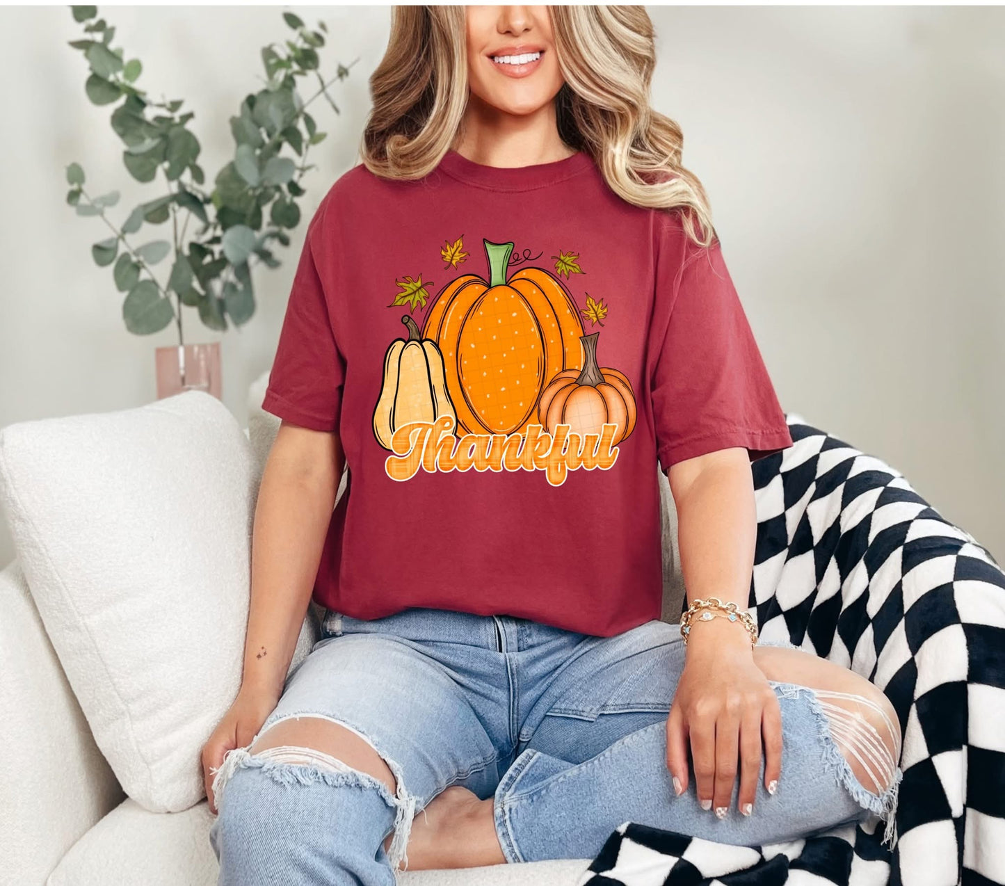 Thankful Pumpkins DTF