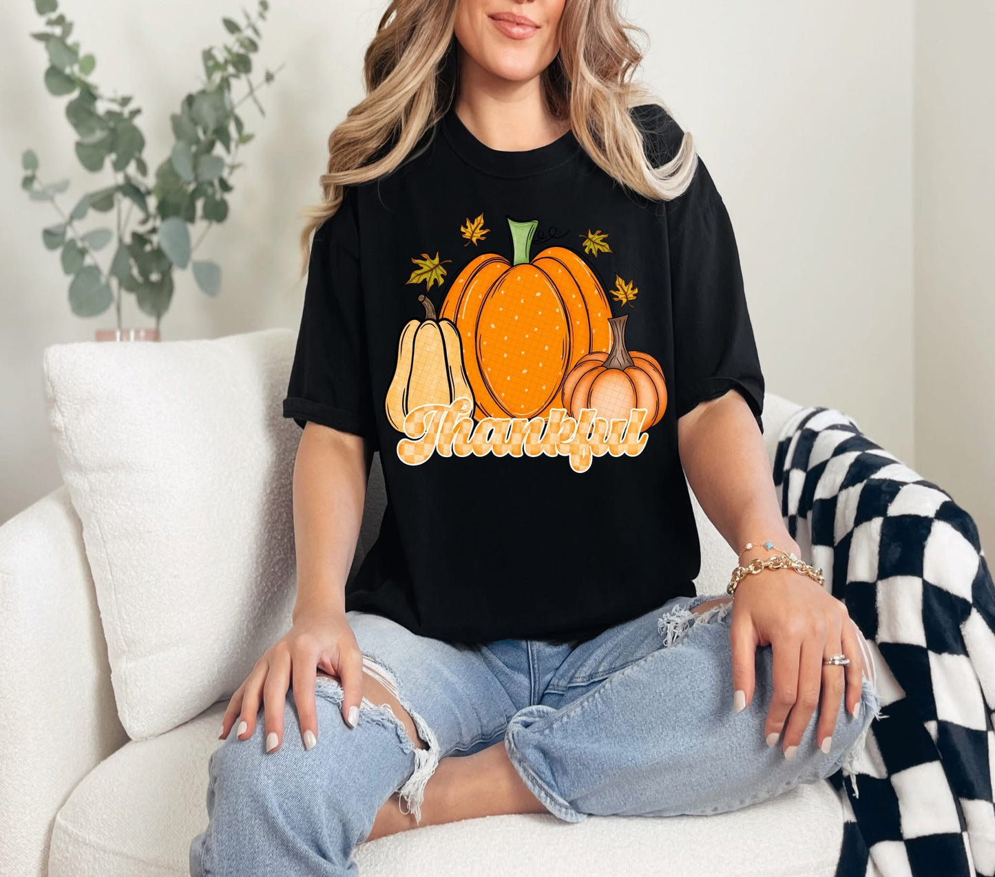 Thankful Pumpkins DTF