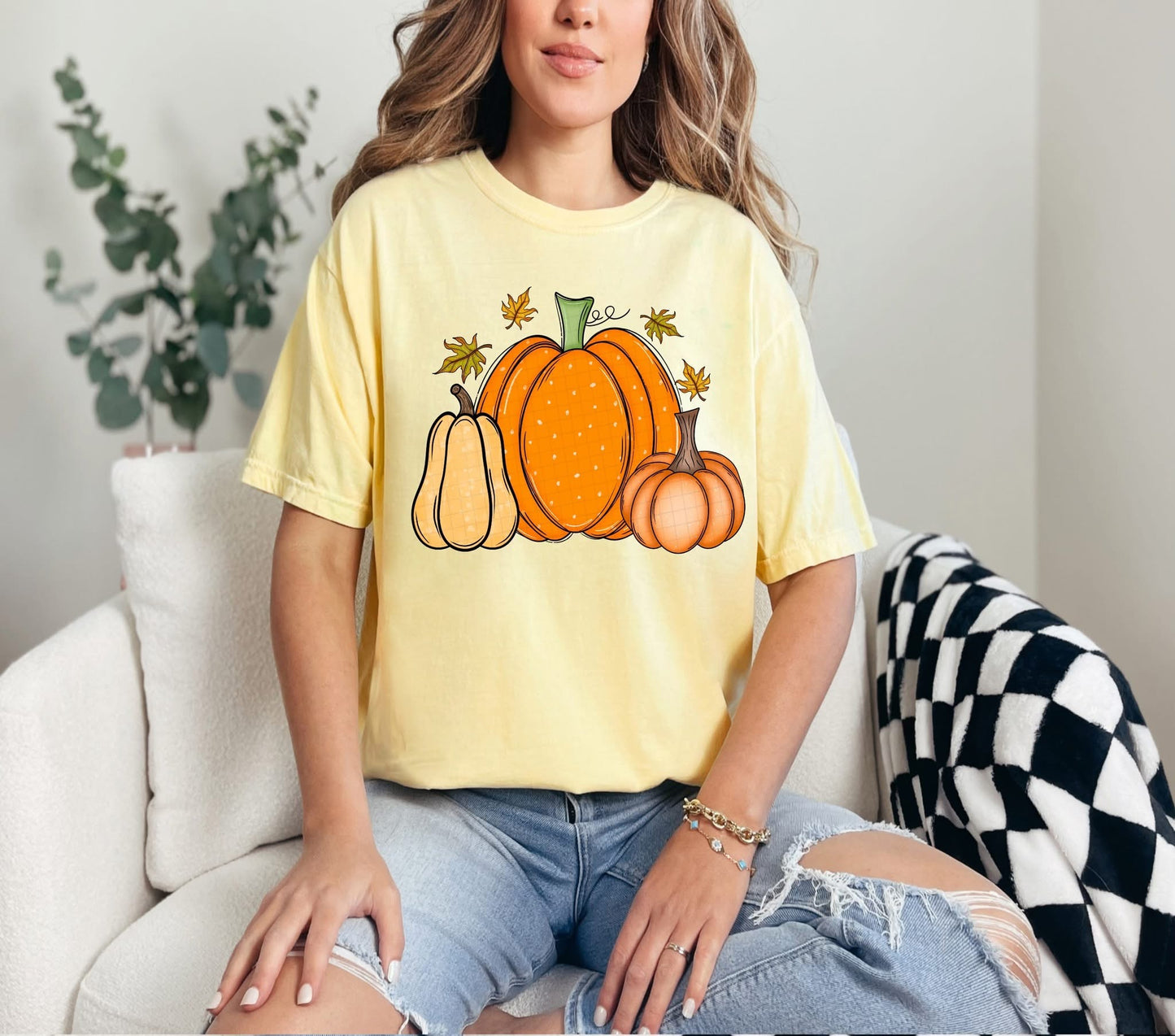 Polka Dot Pumpkins DTF