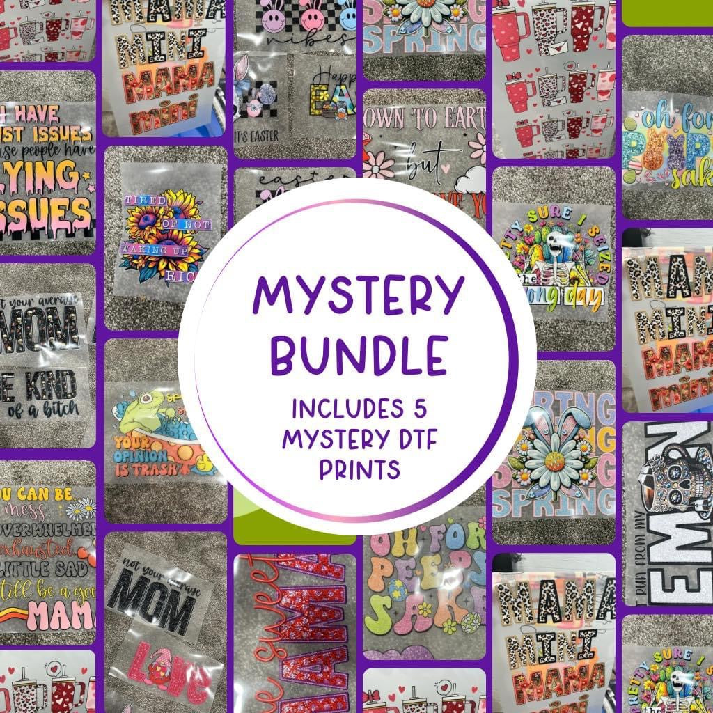 5 Pack Mystery DTF Prints