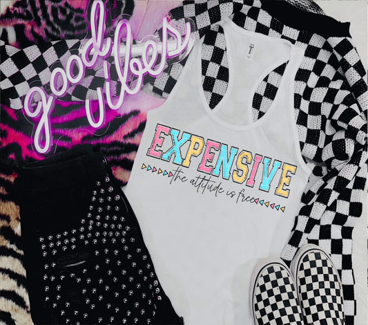 Expensive the Attitude is Free DTF