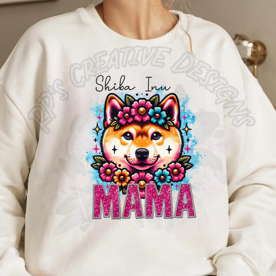 Dog Mama-Shiba Inu DTF
