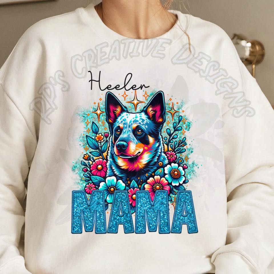 Dog Mama-Heeler-Dark Fur DTF