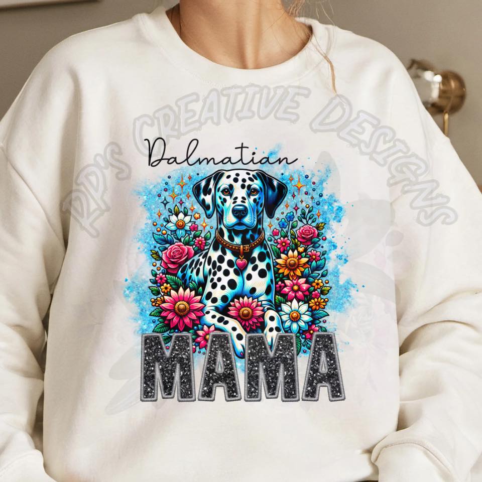Dog Mama-Dalmatian DTF