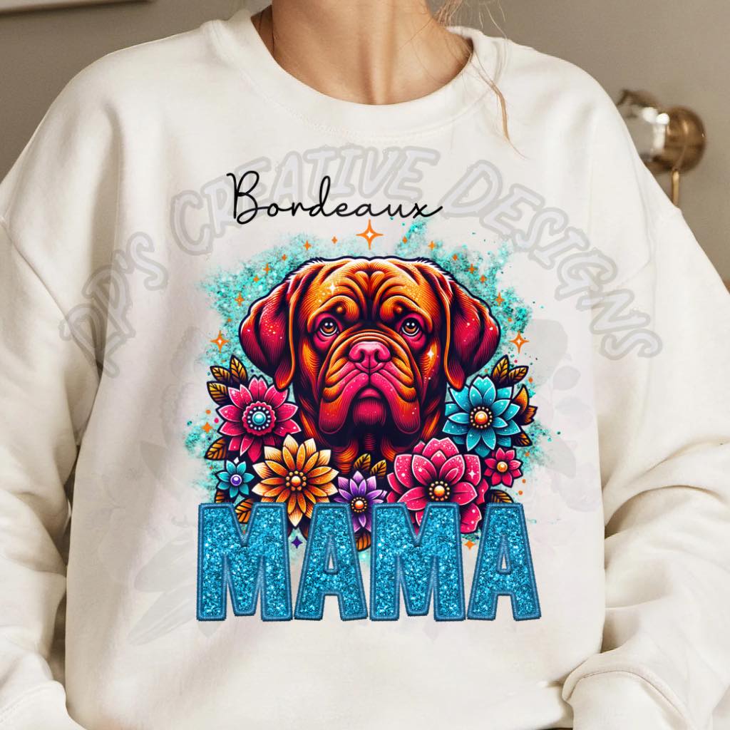 Dog Mama-Bordeaux DTF