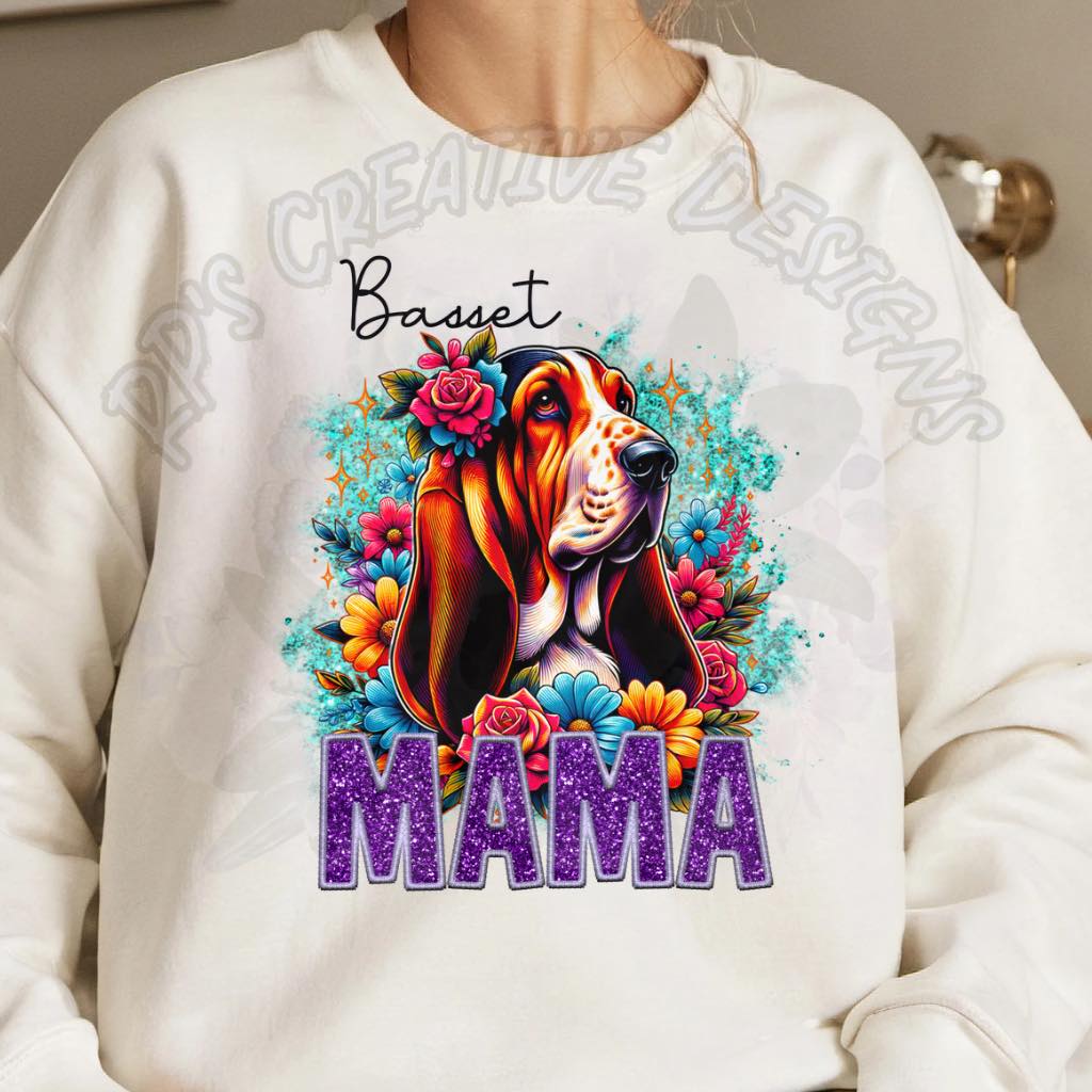 Dog Mama-Basset DTF