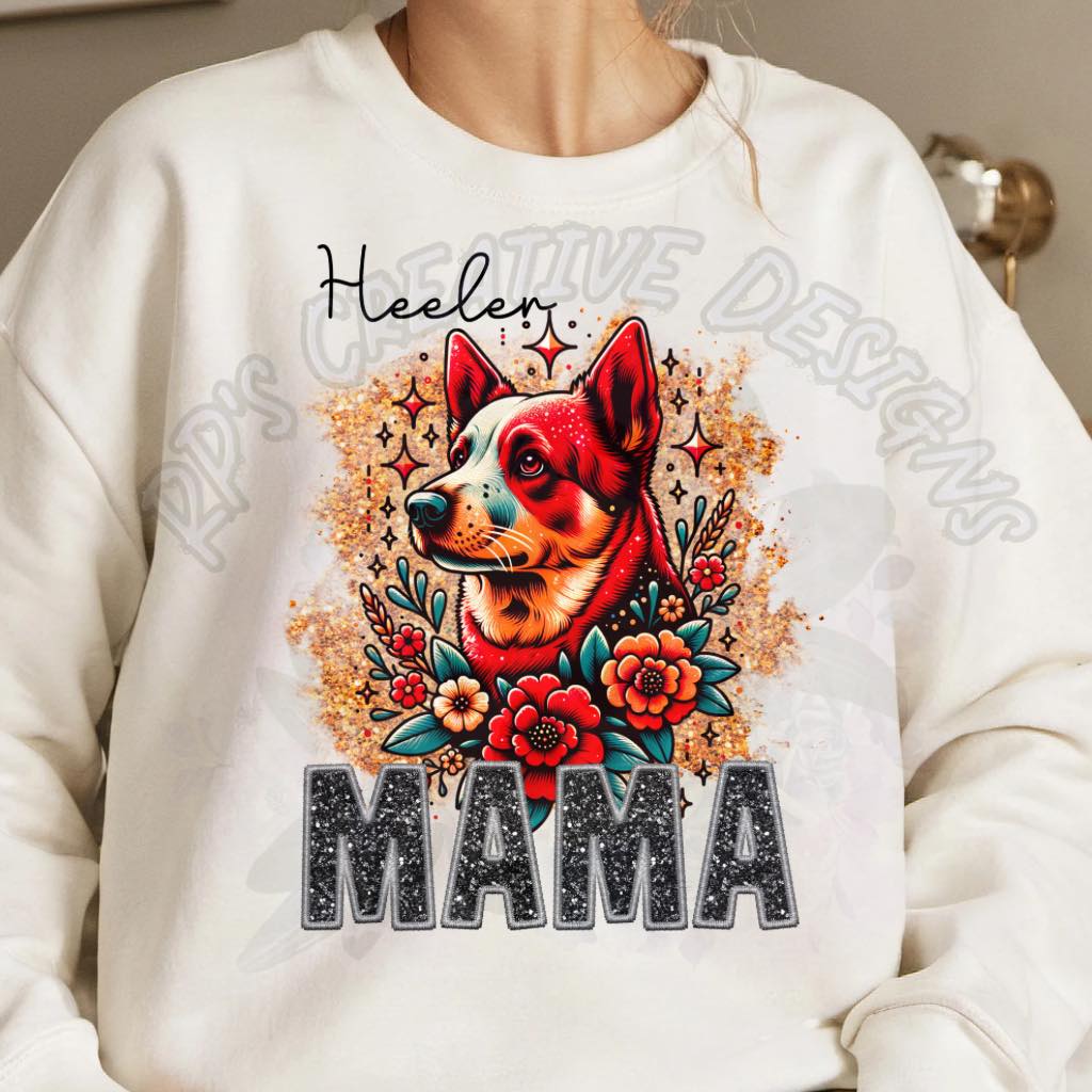 Dog Mama-Heeler DTF