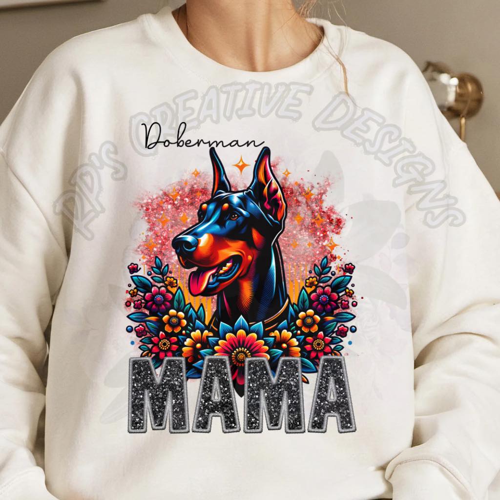 Dog Mama-Doberman DTF