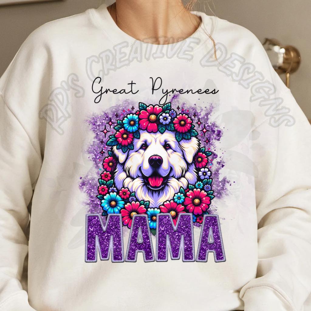 Dog Mama-Great Pyrenees DTF