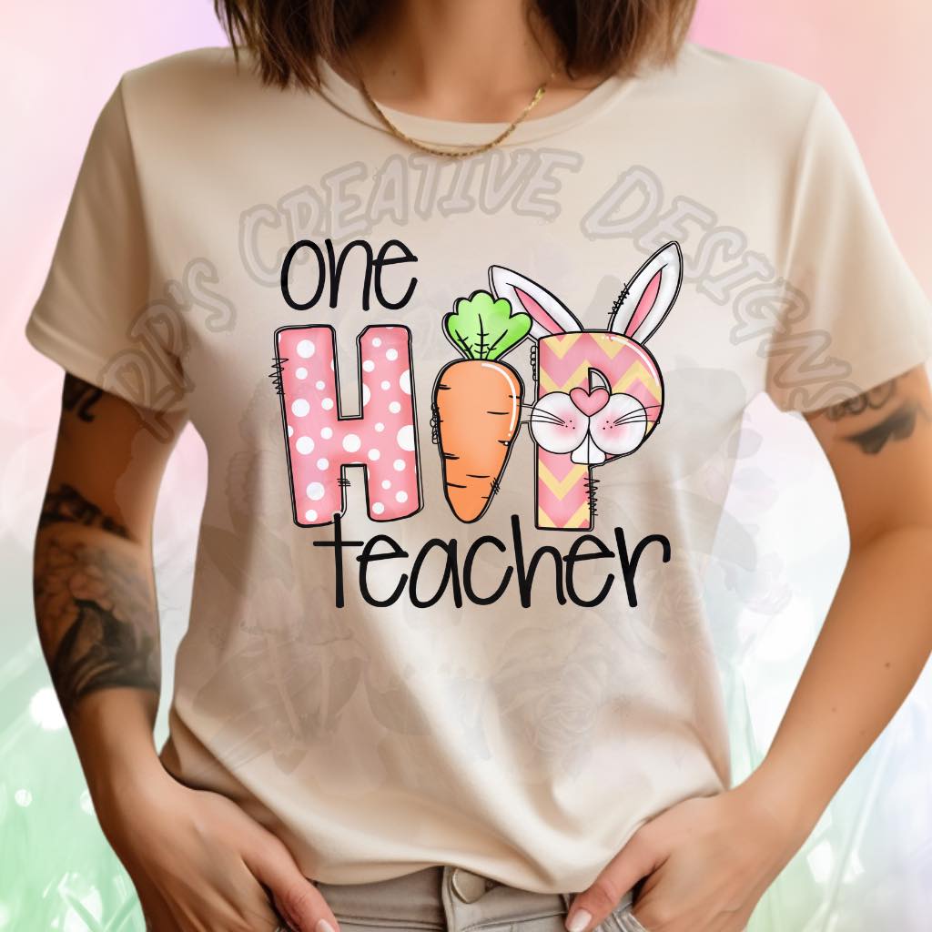One Hip Teacher DTF