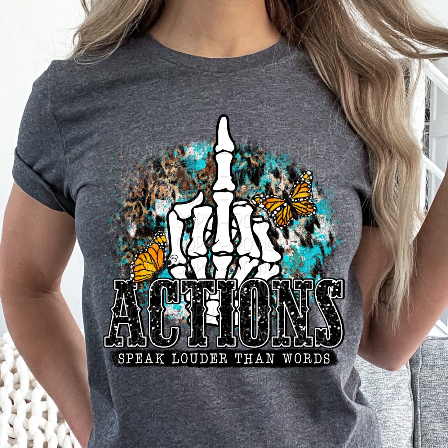 Actions Louder Western DTF