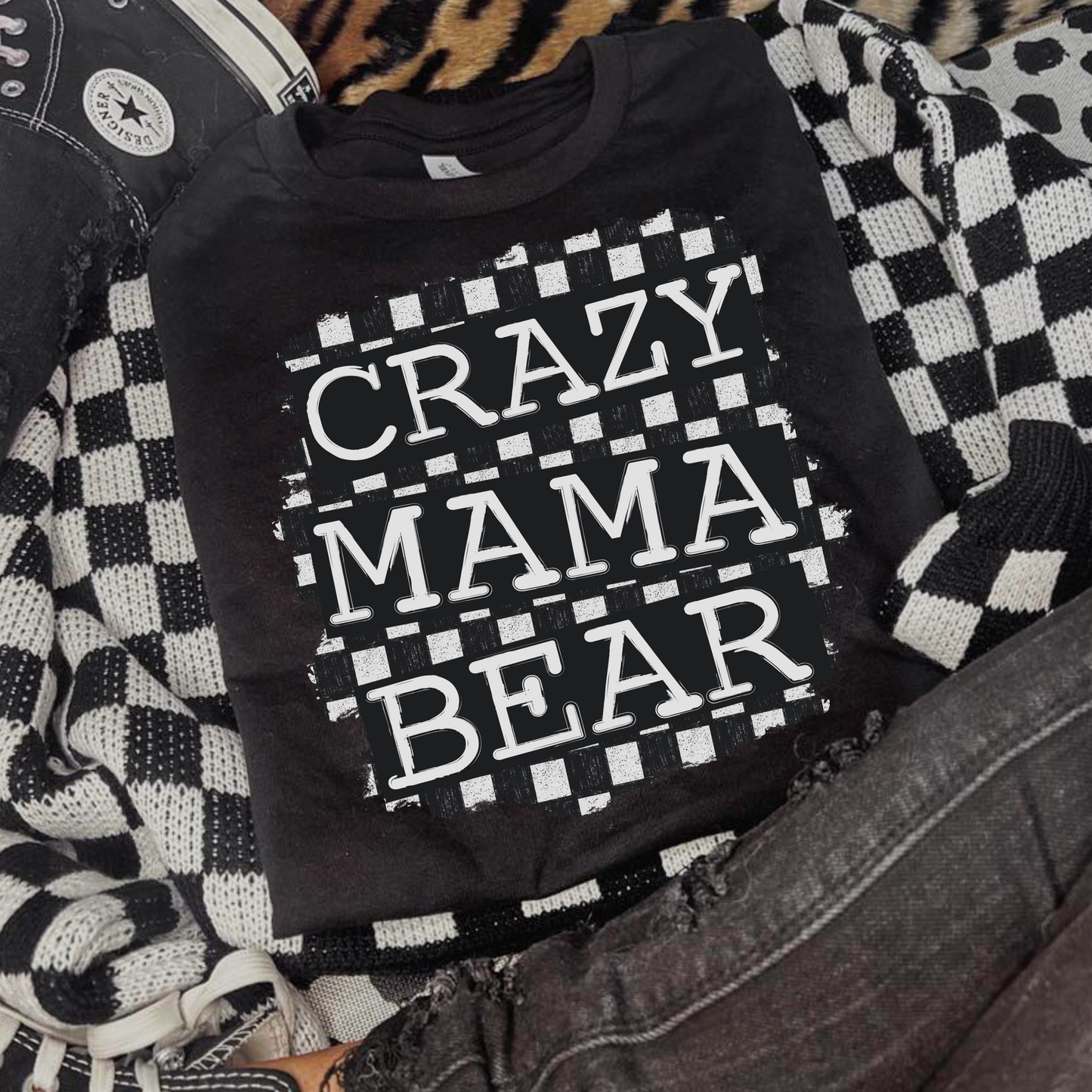 Crazy Mama Bear DTF