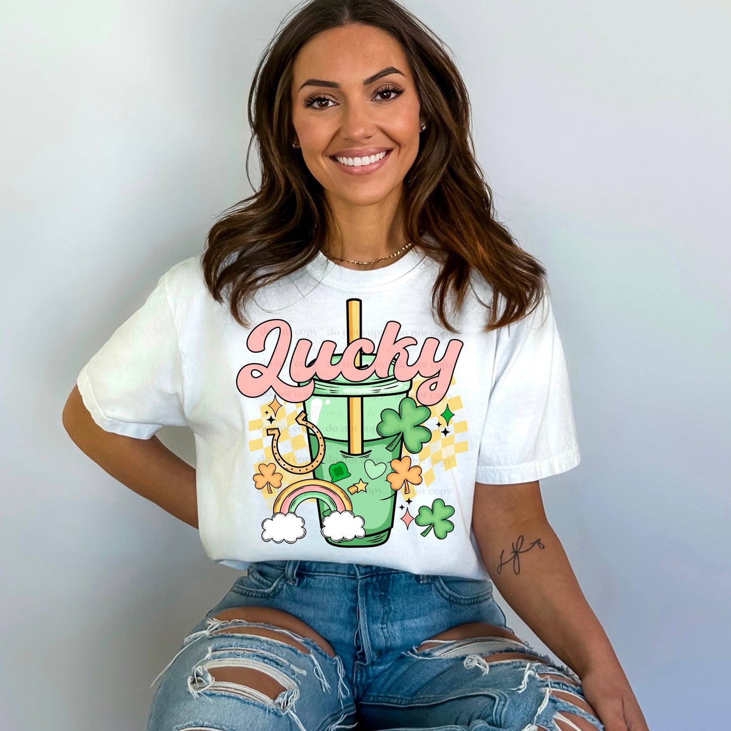 Lucky Coffee DTF