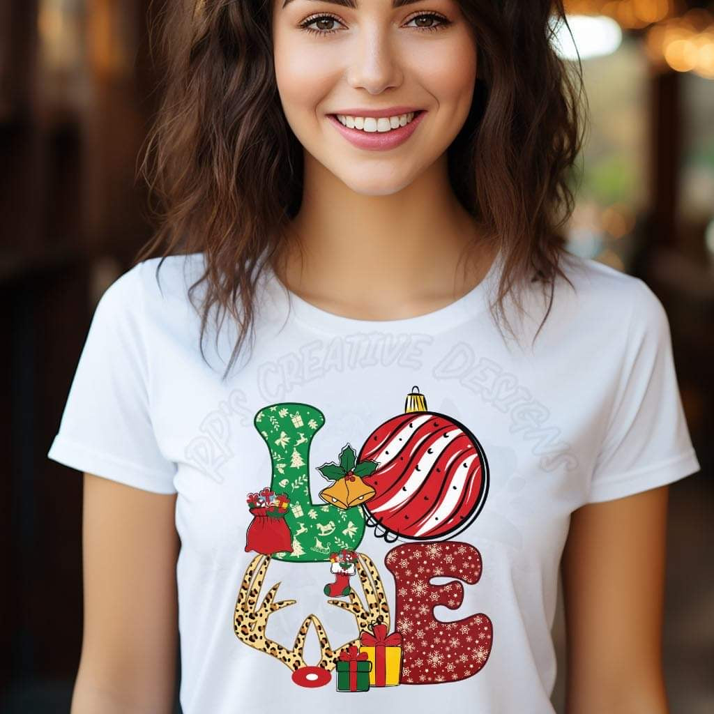 Love Ornament DTF