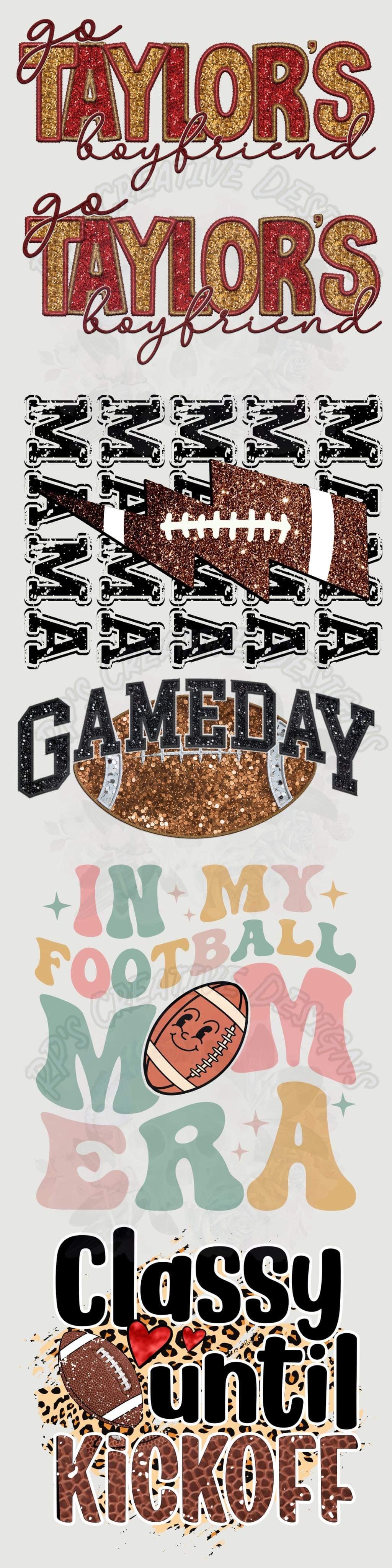 Football Mama Gang Sheet