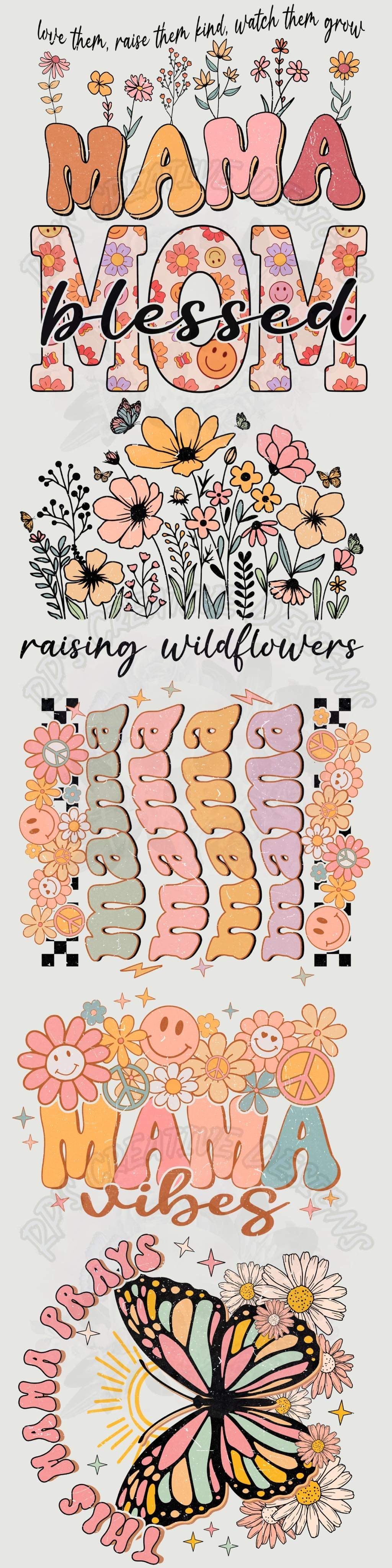 Pastel Mama Gang Sheet