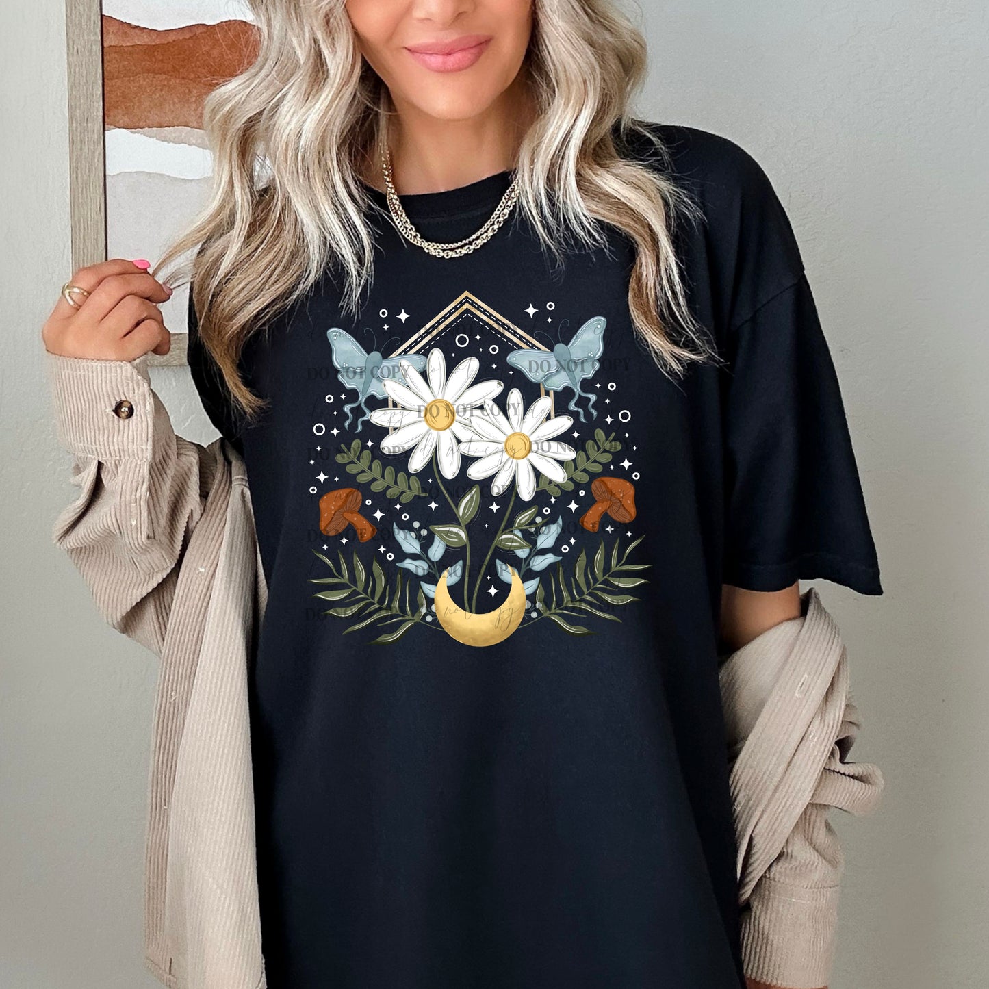 Mushroom Flowers DTF