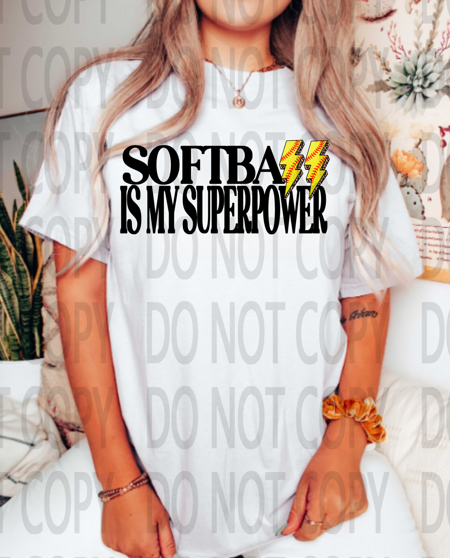 Softball Is My Superpower DTF