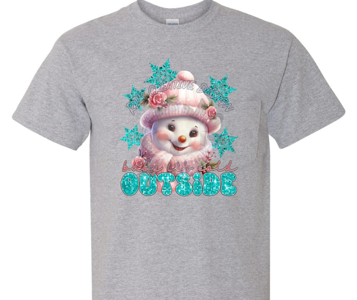 Baby It's Cold Outside Vintage DTF