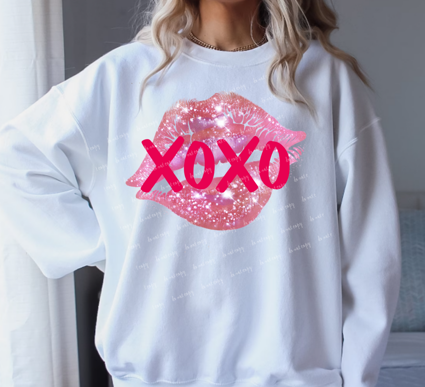 Pink Lips XOXO DTF