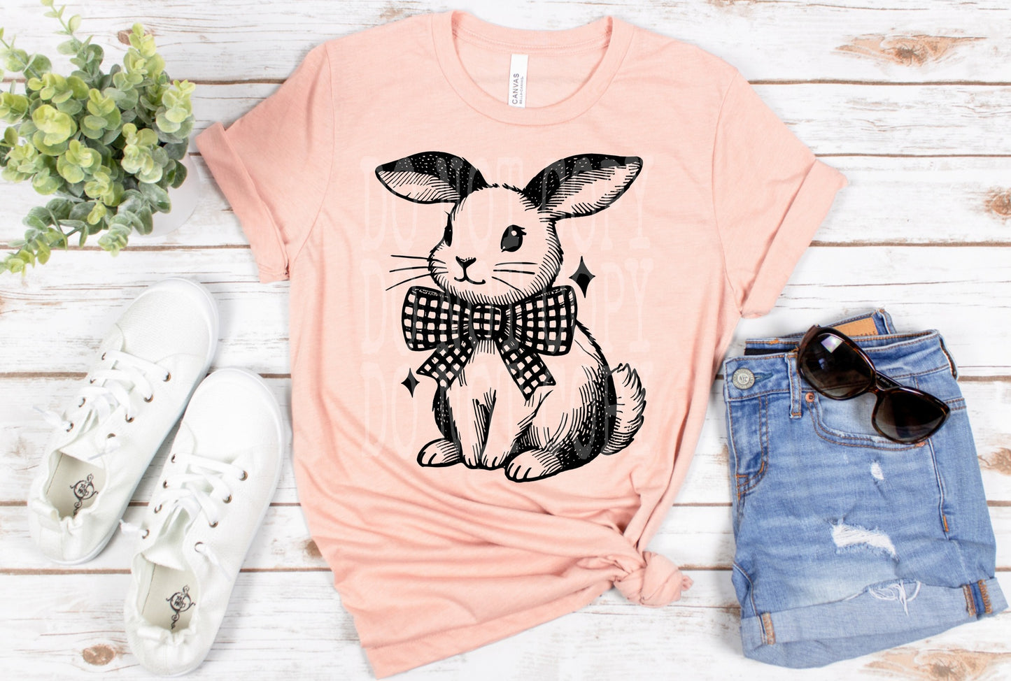 gentleman bunny DTF