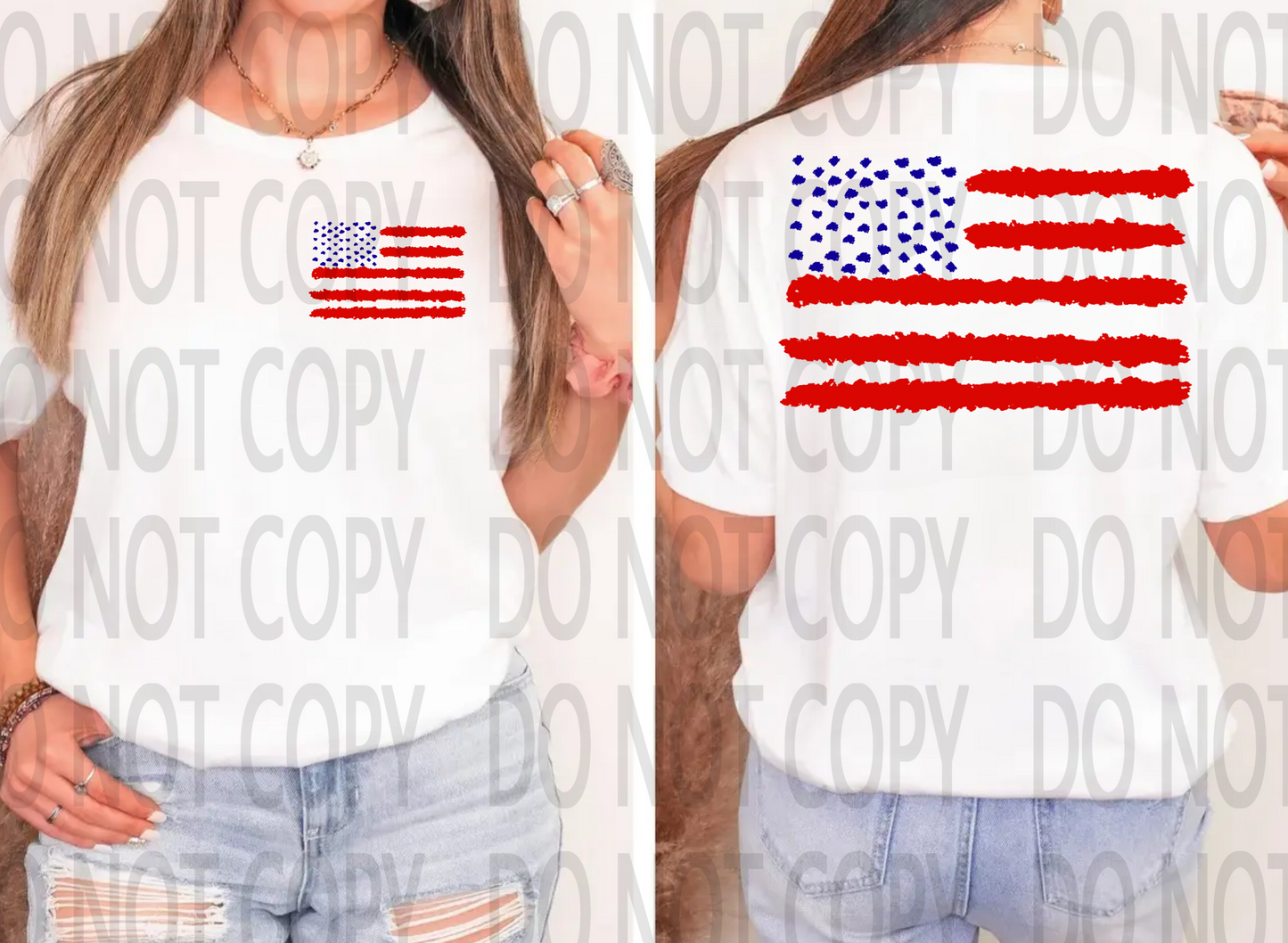 Flag DTF