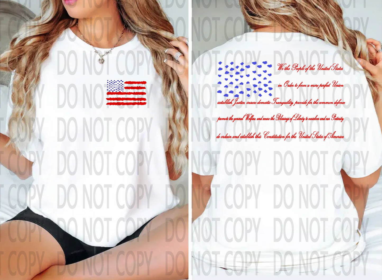 Flag Or Flag Text V2 DTF