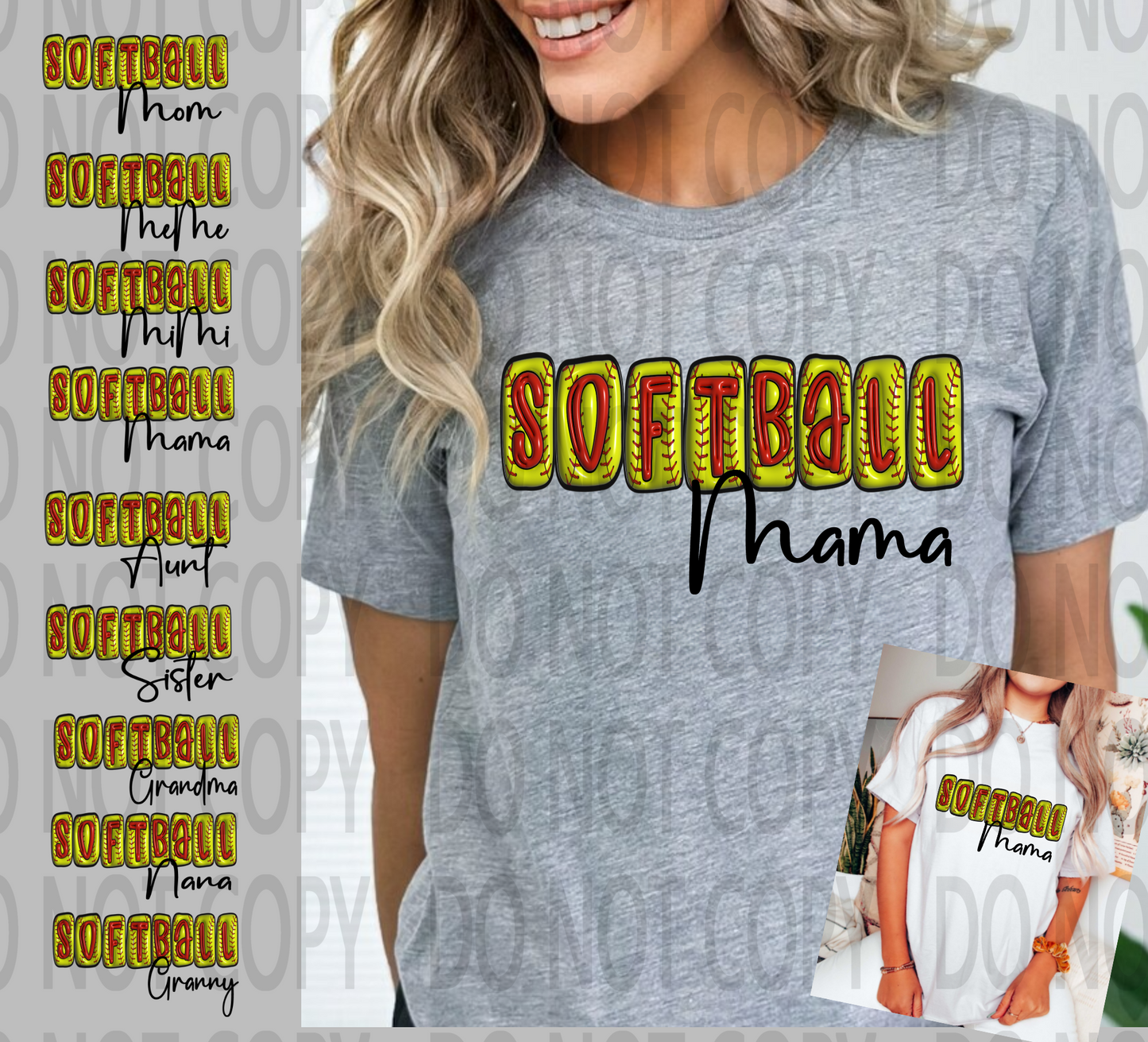 Softball names DTF