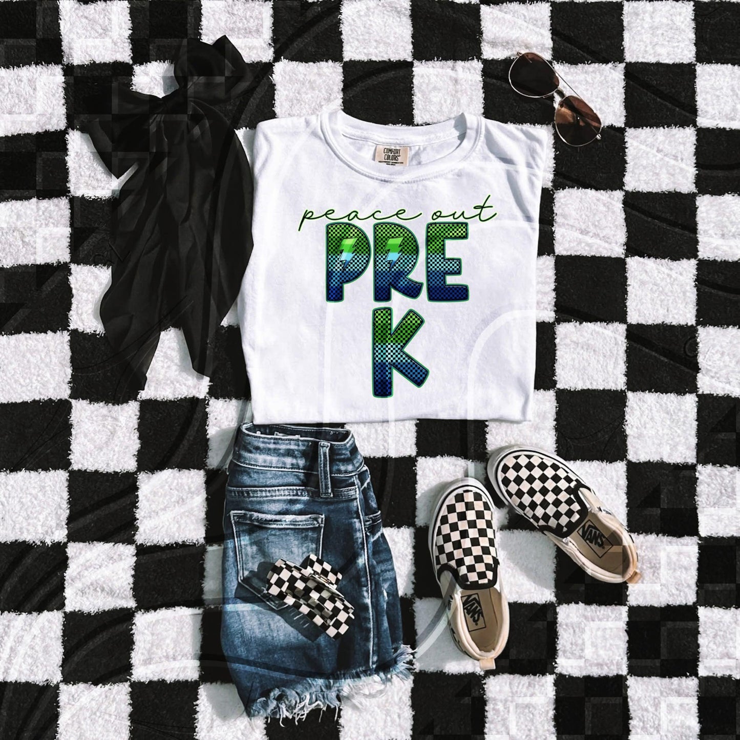 Peace out pre k DTF