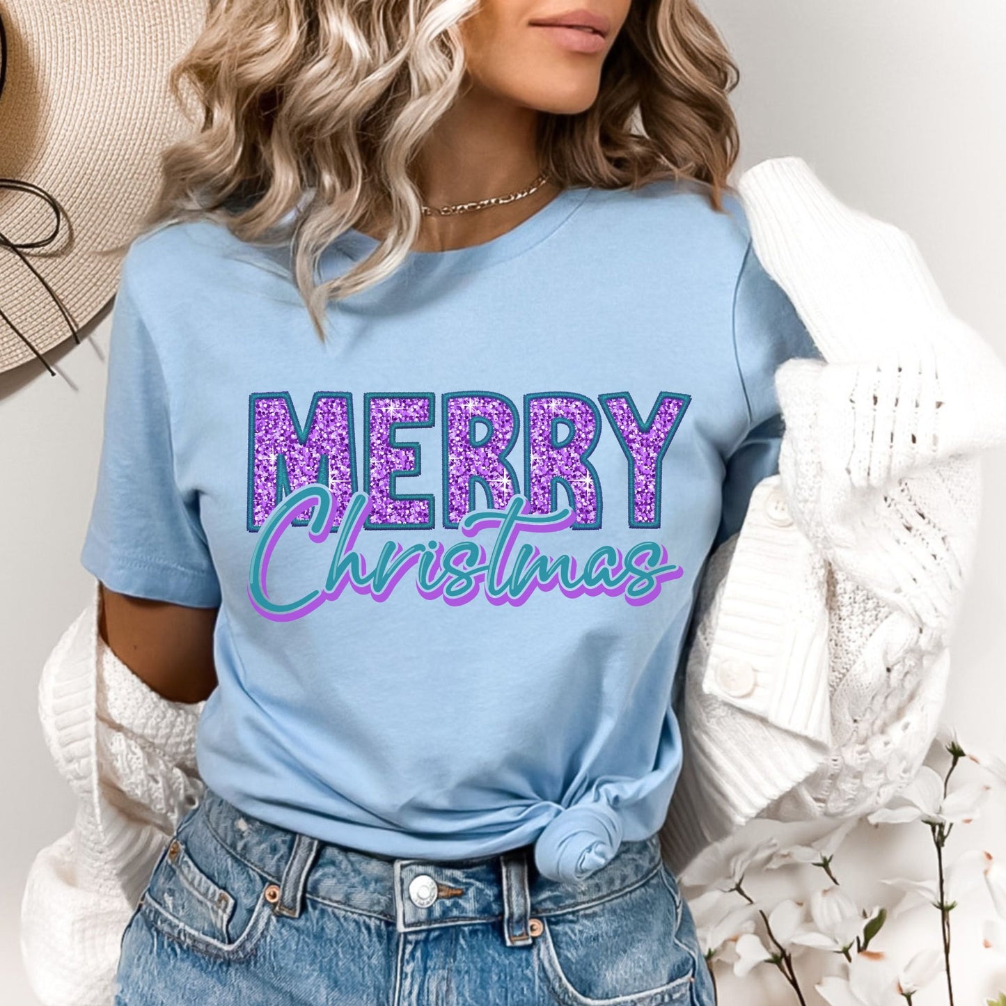 Merry Christmas Pink Leopard DTF
