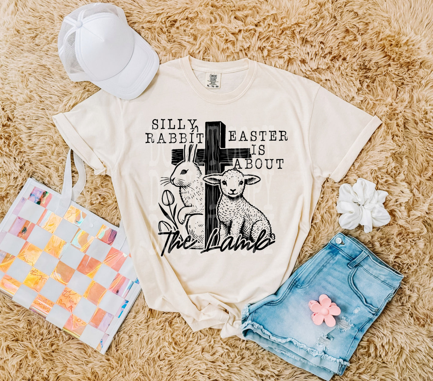 Silly rabbit Easter is about the lamb DTF