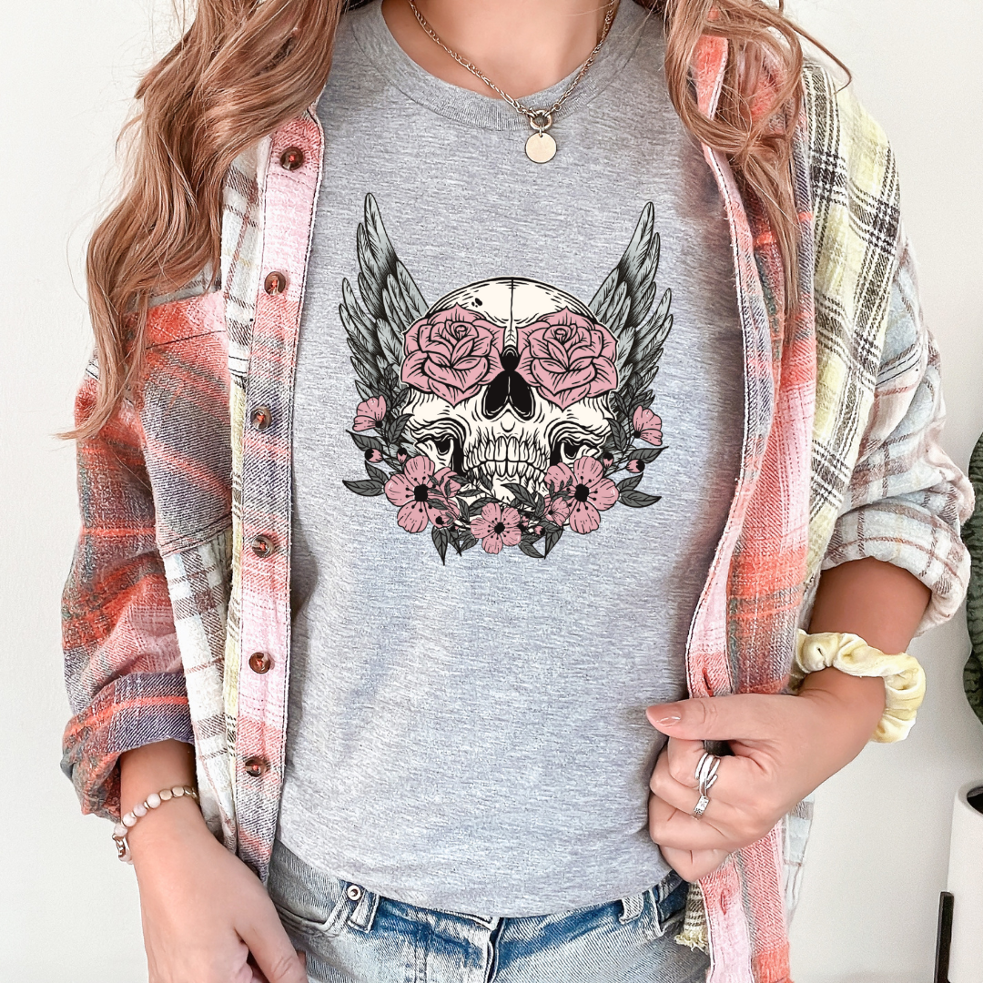 Skull and Roses DTF