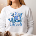 Joy To The World Snowman DTF