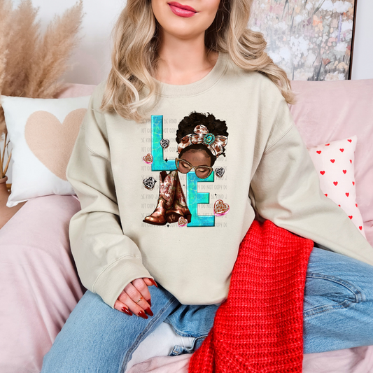 Love Turquois and Boots 2 DTF