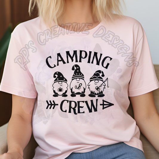 Camping Crew Gnomes DTF