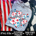 Patriotic Paw DTF