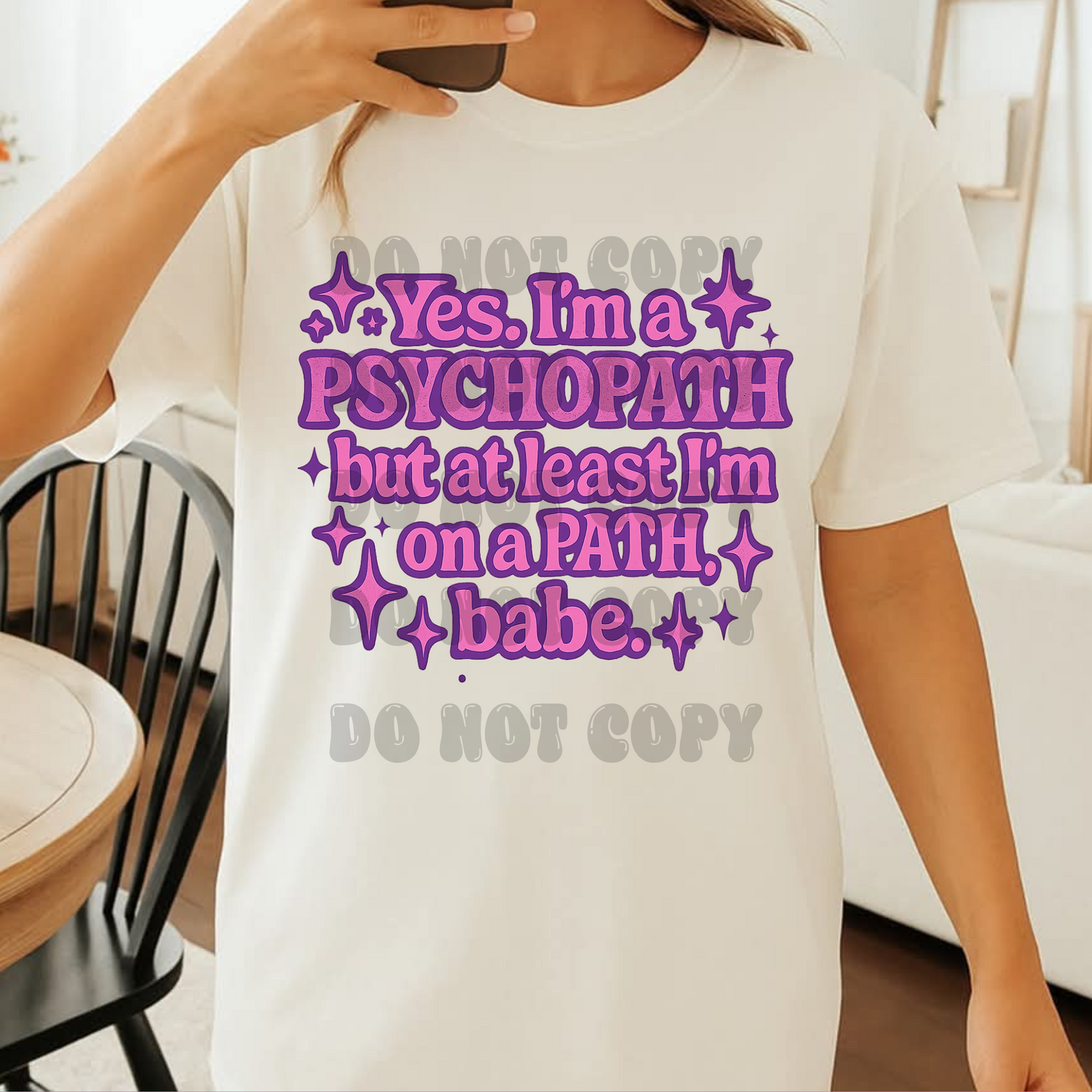 Yes, I'm a psychopath- Direct to Film Transfer
