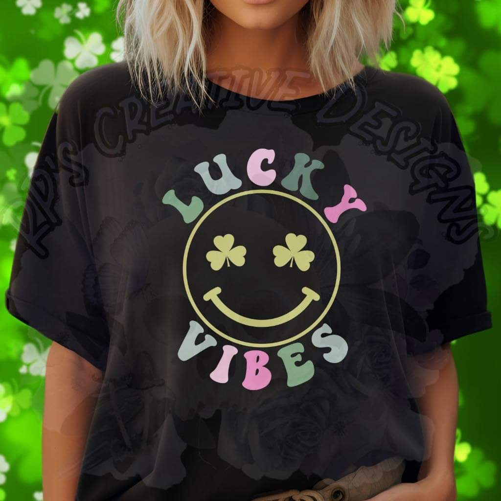 Smile Lucky Vibes DTF