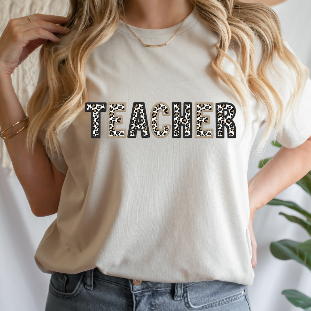 Teacher Leopard DTF
