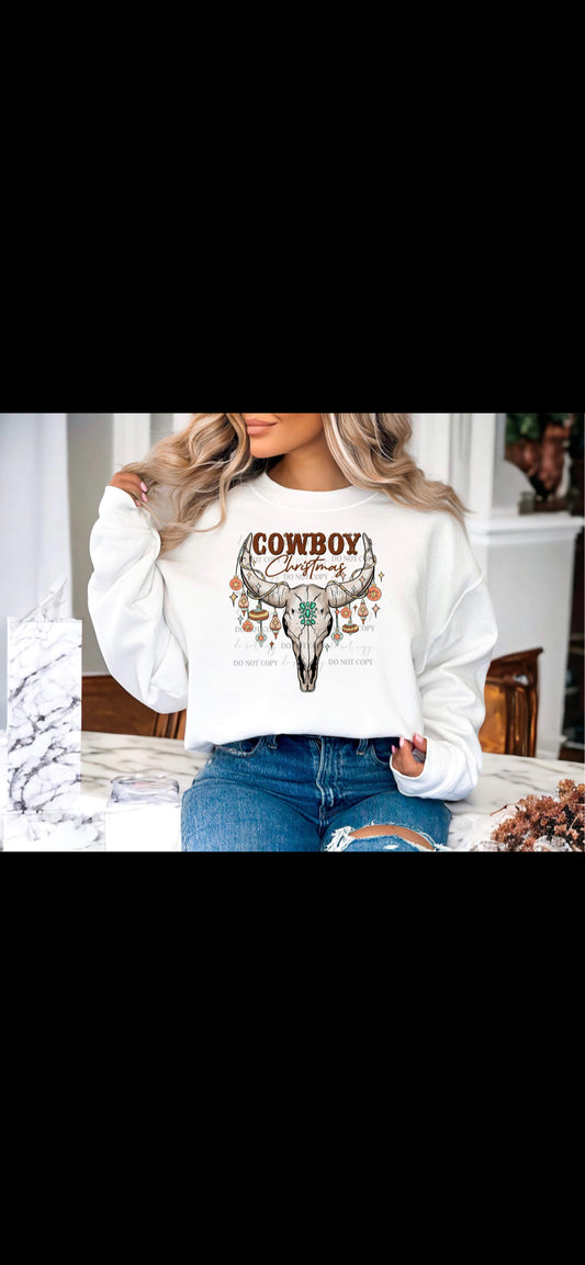 Cowboy Christmas DTF