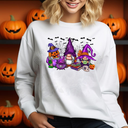 Purple Spooky Gnomes DTF